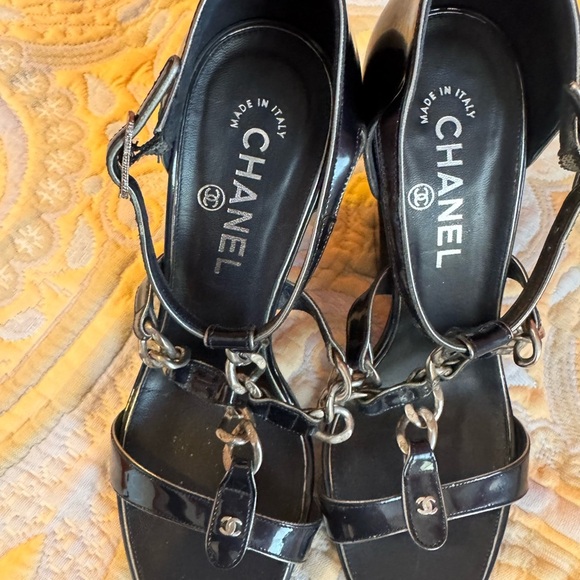 Chanel Dark Blue Women's Sandals - Picture 1 of 17